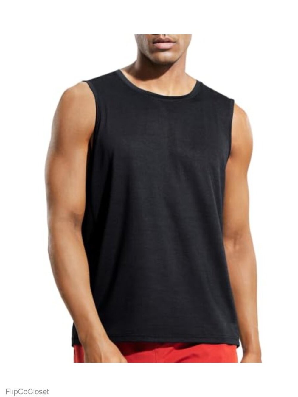 MIER Men's Sleeveless Workout Tank Top Dry Fit Muscle Gym Shirt